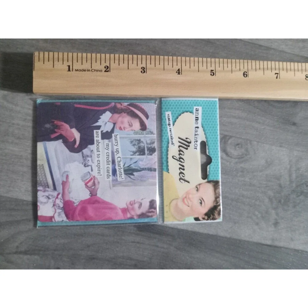 Anne taintor Magnet  new! HURRY UP charlotte My Credit Cards Are About To Expire